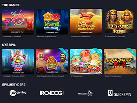 JackpotBets udvalg af spillemaskiner under vores stikprøve.