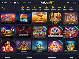 Udvalg af roulette spil på JackpotBet.