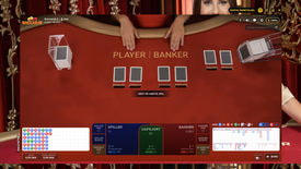 Live baccarat hos Megaways Casino ved bordet Baccarat 2