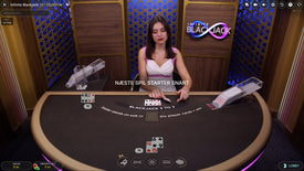 Live blackjack hos Megaways Casino ved bordet Infinite Blackjack